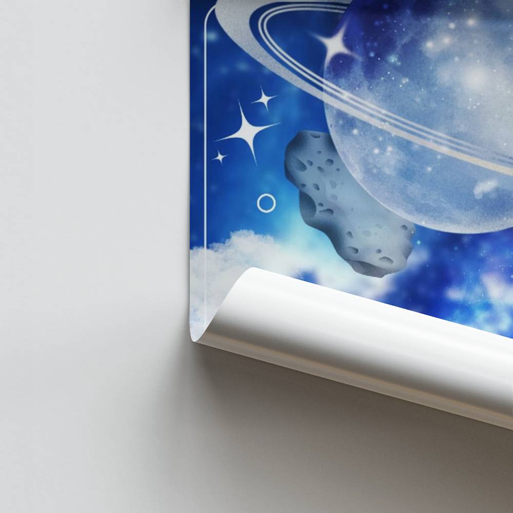 Póster Cielo Cósmico Urano