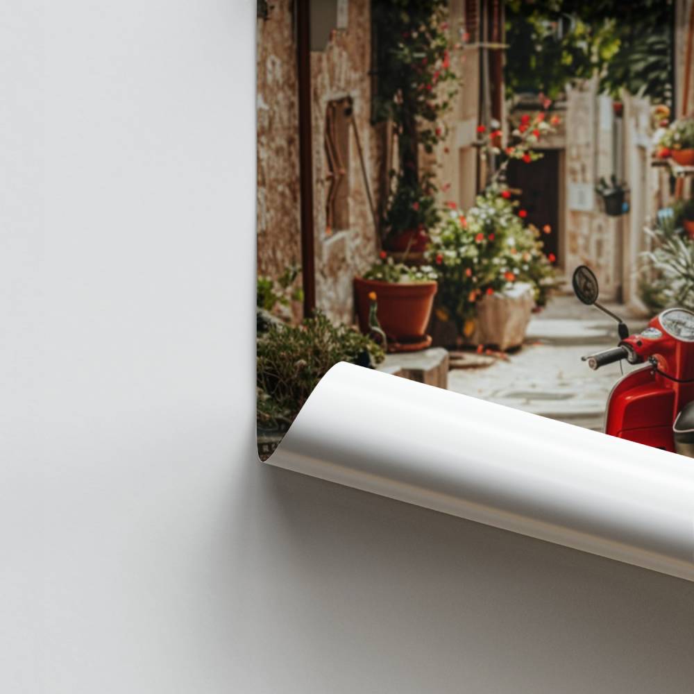 Póster Escapada al Mediterráneo