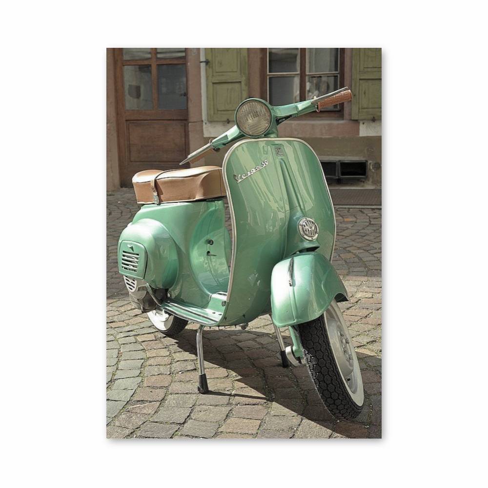 Poster Vintage Urban Vespa