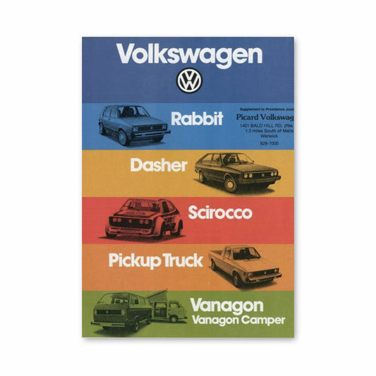 Poster Volkswagen Classic Collection