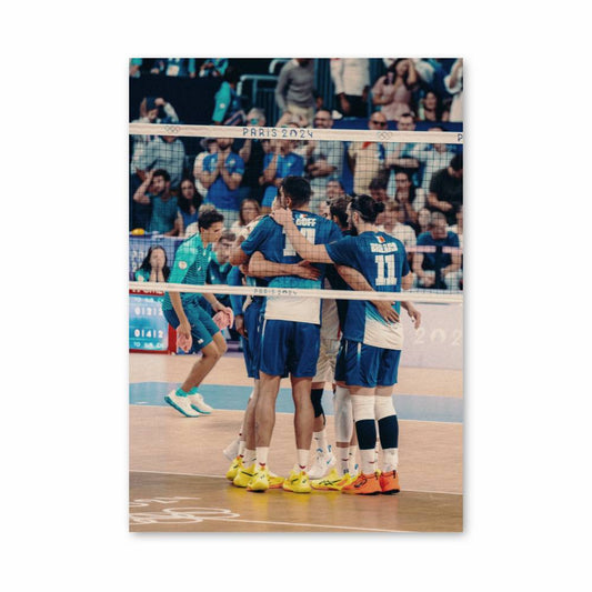 Poster Équipe Victoire Volleyball