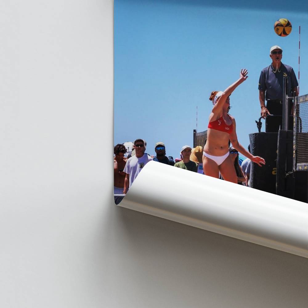 Energía de voleibol de playa Póster