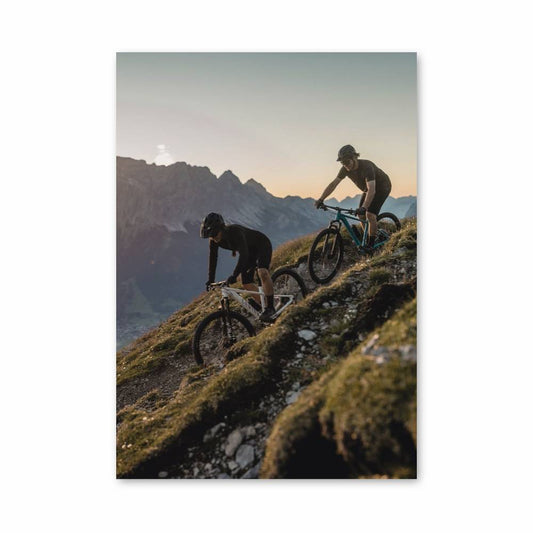 Poster Descente Alpine