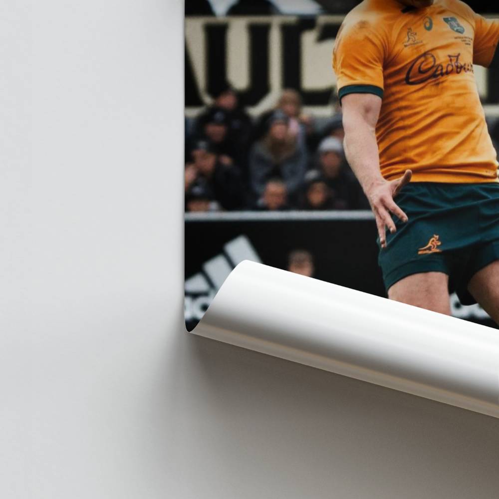 Póster Rugbyman en acción