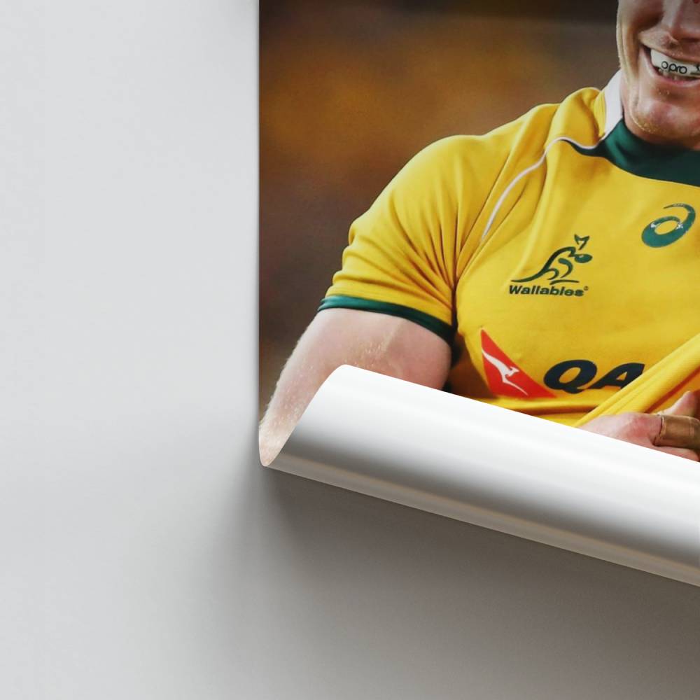 Jugador de rugby australiano Póster