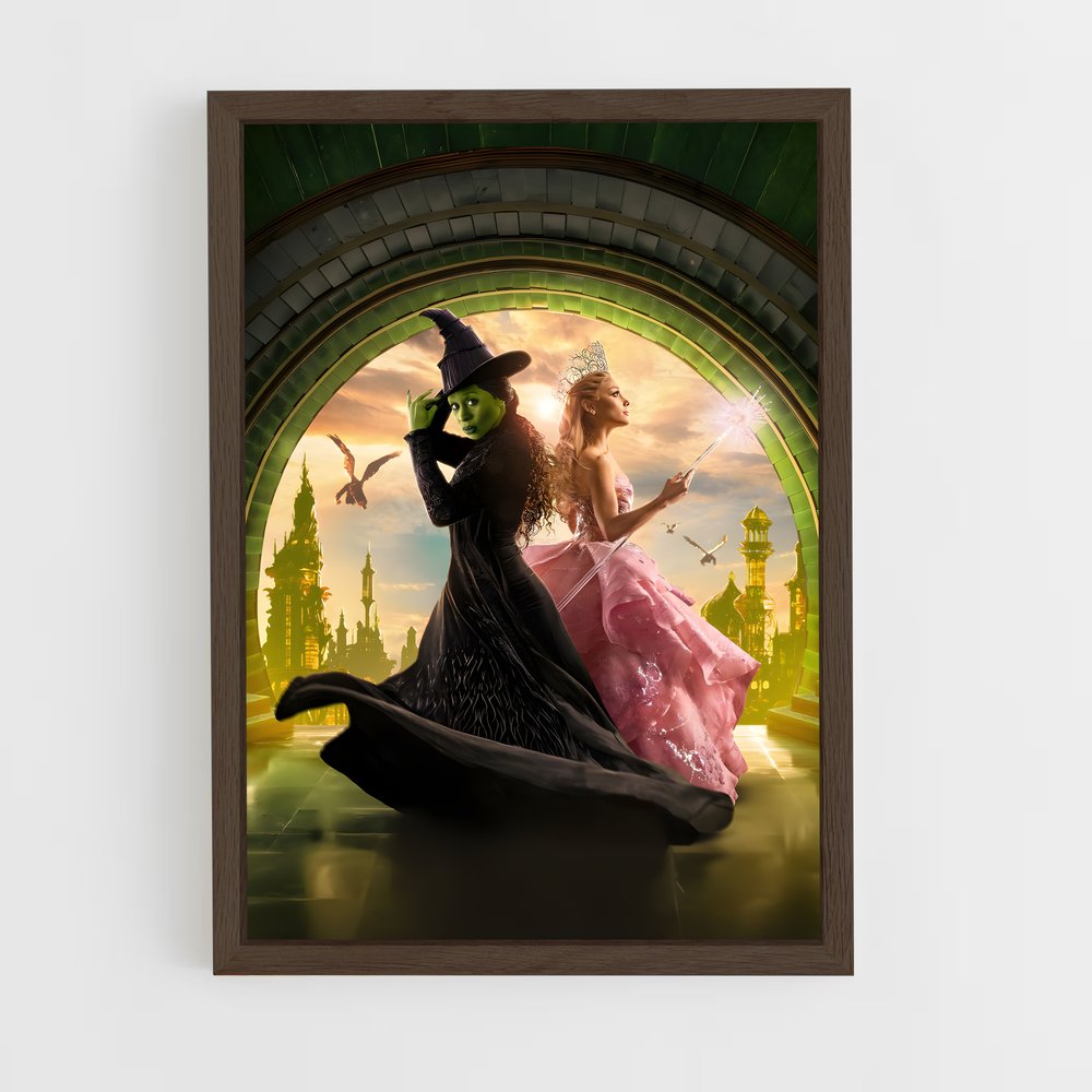 wicked-4 cadre Bois foncé