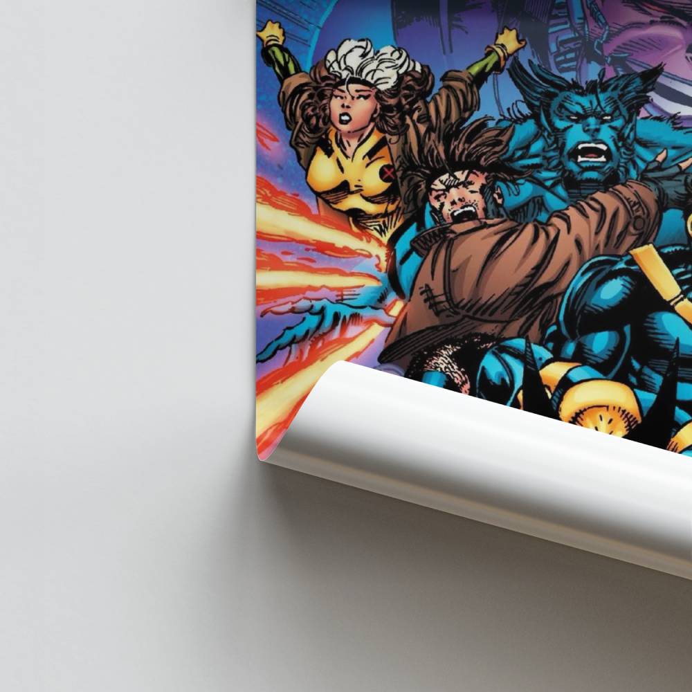 Poster X-Men Équipe en Action