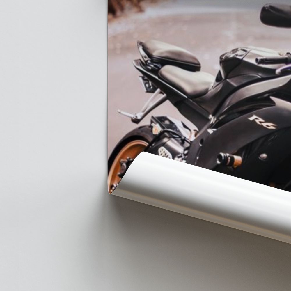 Póster Yamaha Negro