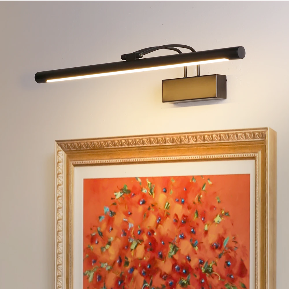 Lámpara de pared LED vintage para póster