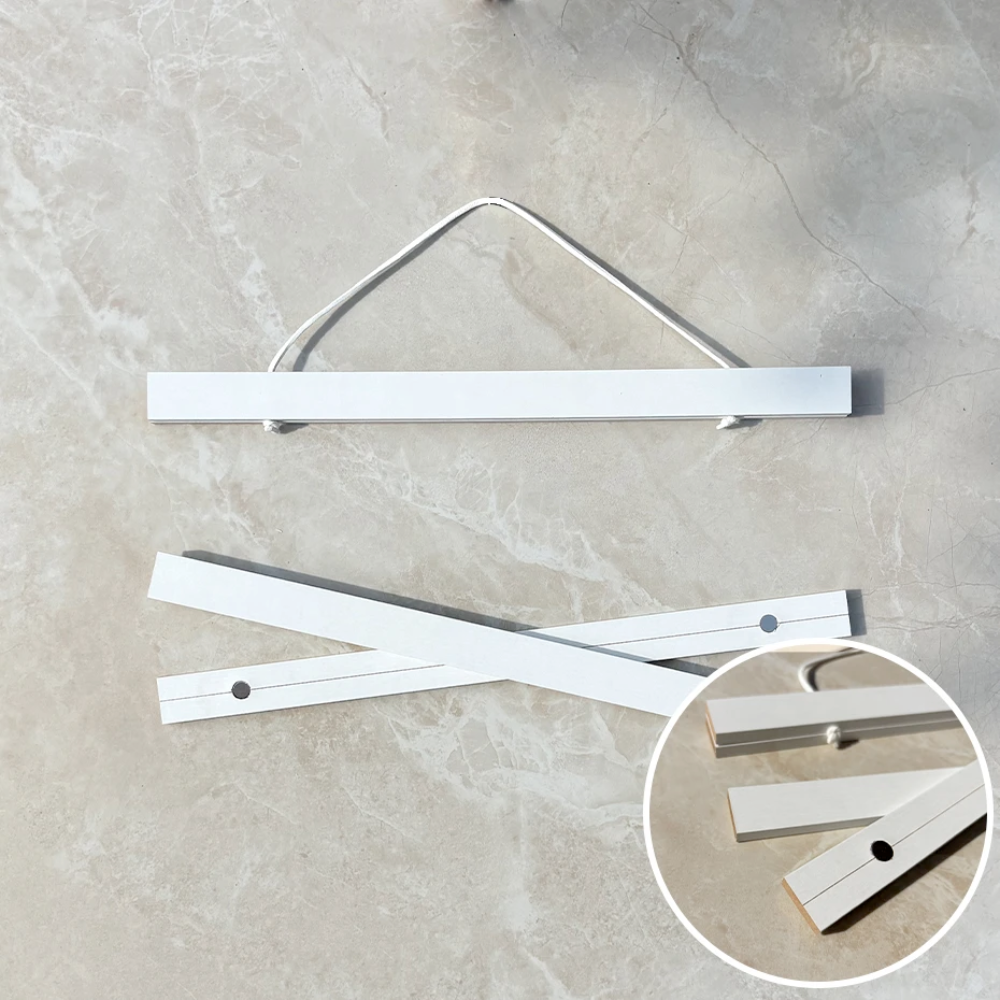 Soporte magnético de madera para pósteres