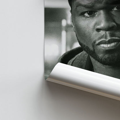 Póster 50cent Blanco y Negro