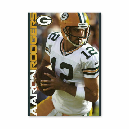 Poster Retro Aaron Rodgers