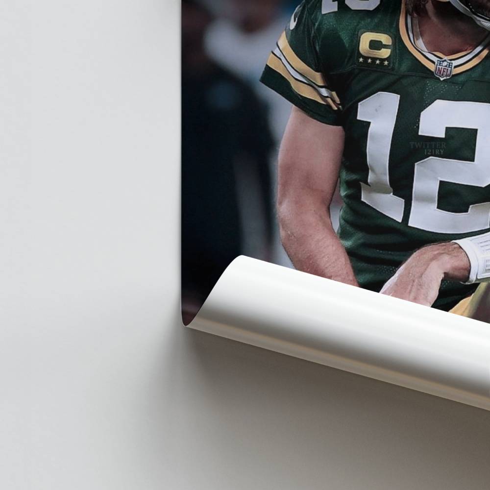 Rodilla de Aaron Rodgers Póster