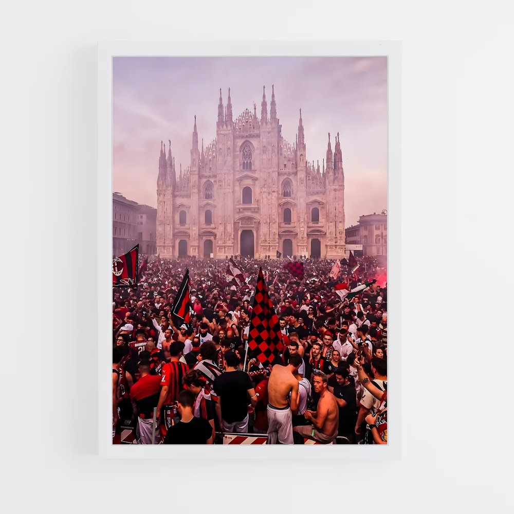 ac-milan-3 cadre Blanc