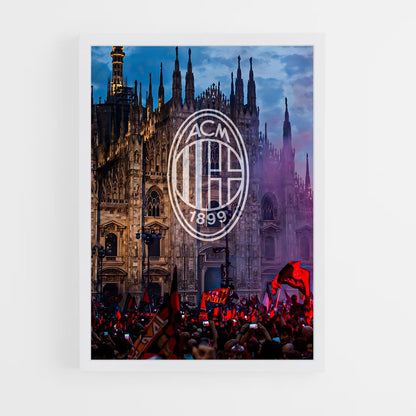 ac-milan-4 cadre Blanc