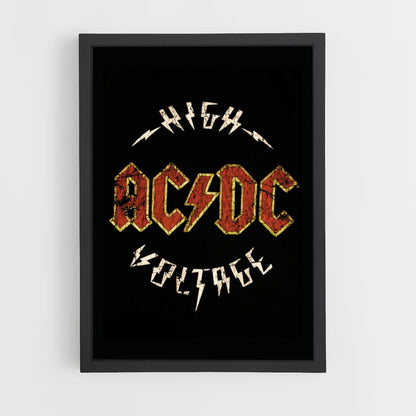 Póster ACDC Alto Voltaje