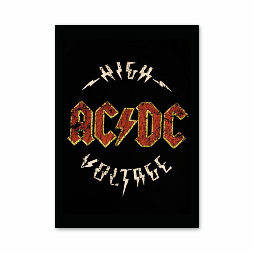 Póster ACDC Alto Voltaje