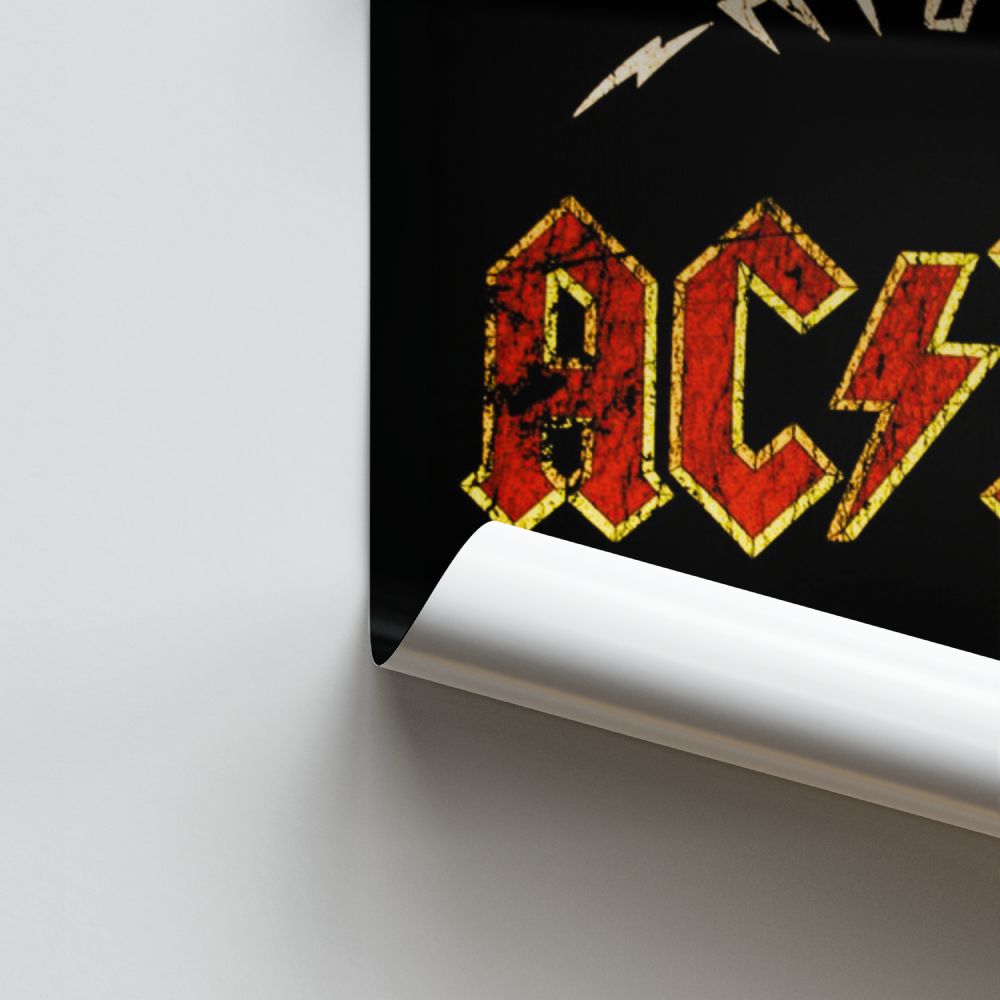 Póster ACDC Alto Voltaje