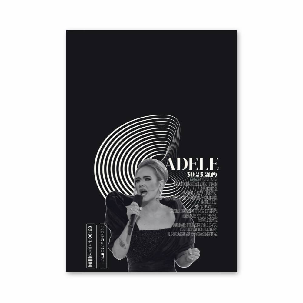 Poster Adele Concert