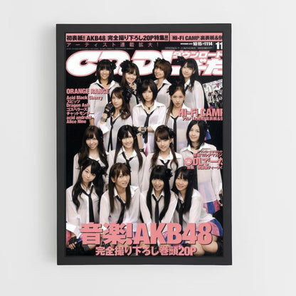 Póster Pop japonés AKB48