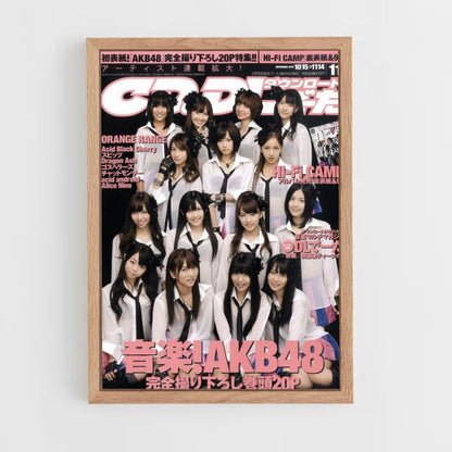 Póster Pop japonés AKB48