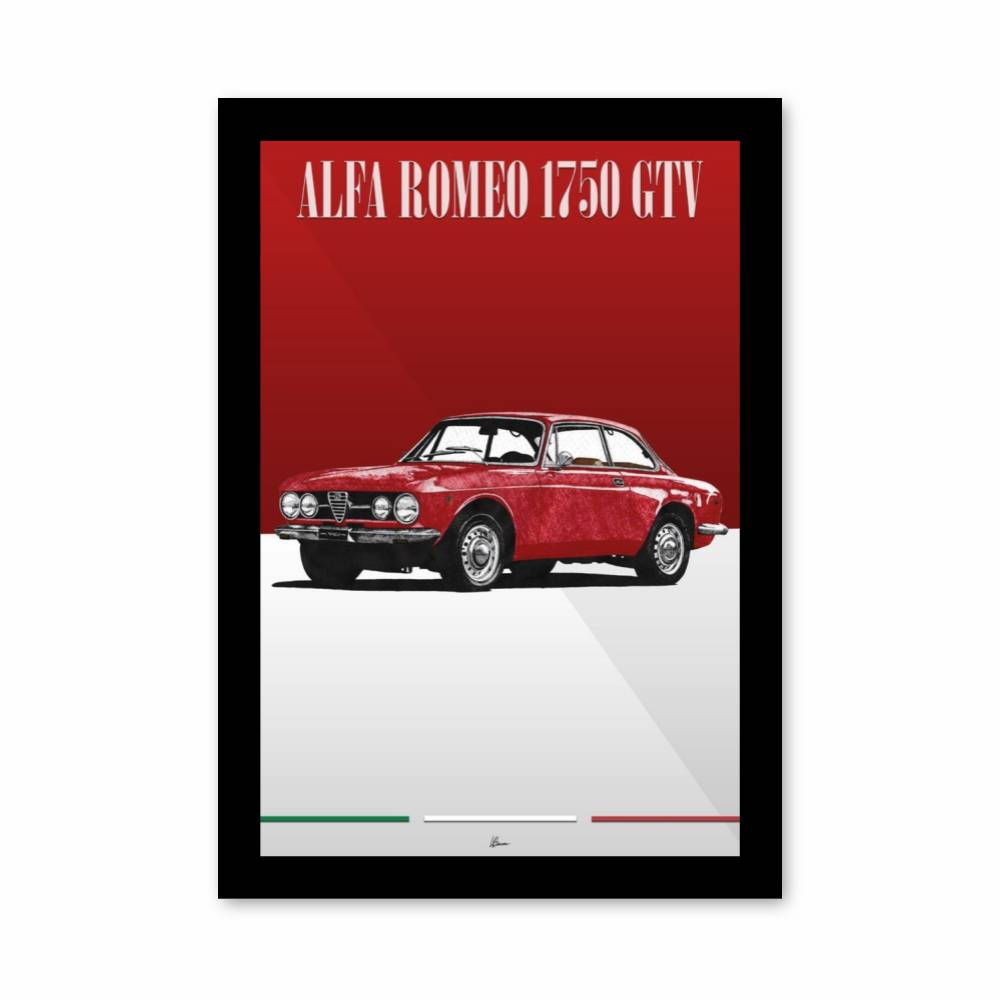 Poster Alfa Romeo Rouge