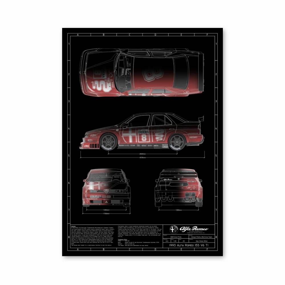 Poster Alfa Romeo 155