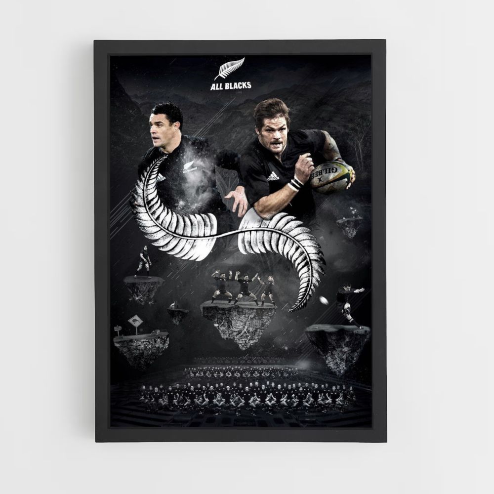 Póster All Blacks Haka