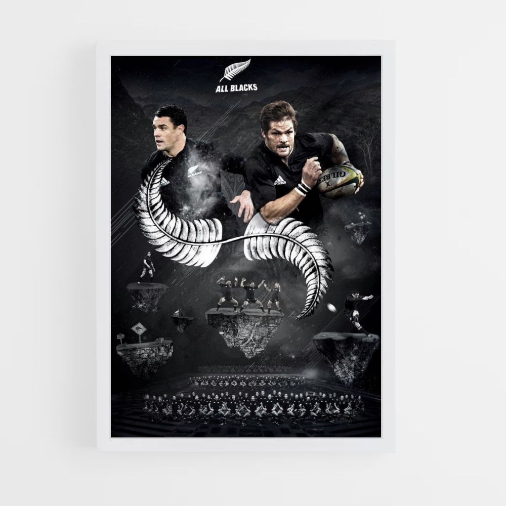 Póster All Blacks Haka