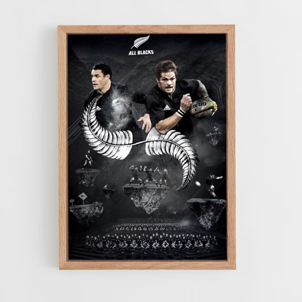 Póster All Blacks Haka