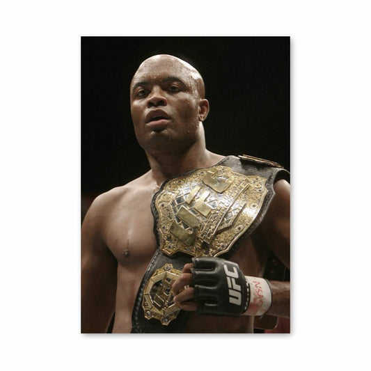 Poster Anderson Silva Ceinture