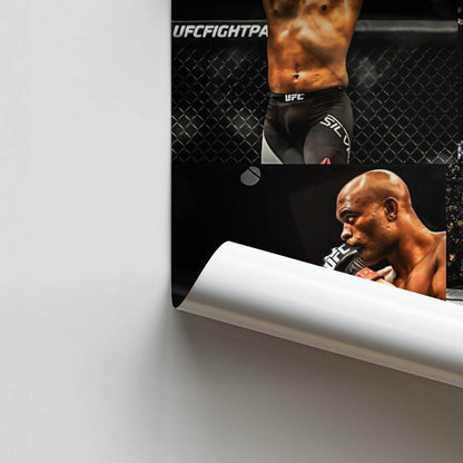 Collage de Anderson Silva Póster