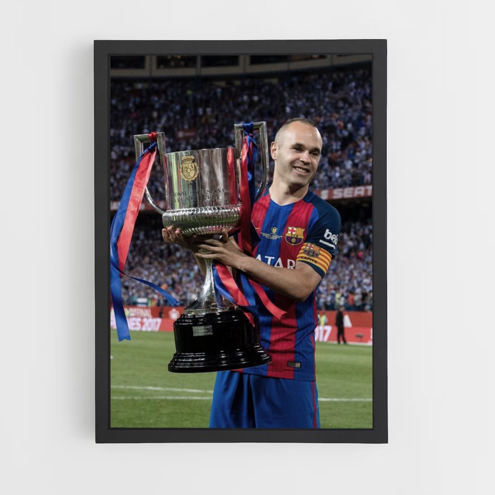 Cartel Copa Andrés Iniesta