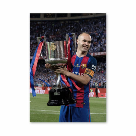 Cartel Copa Andrés Iniesta