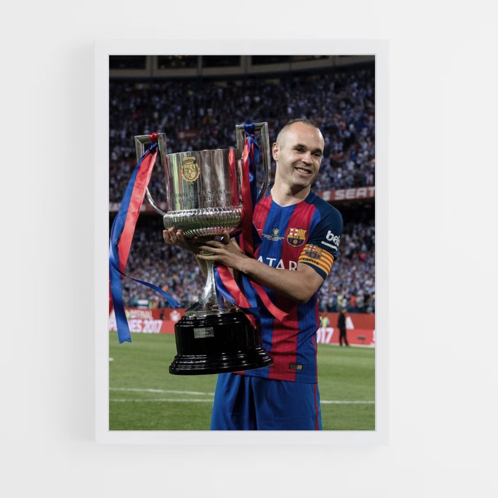 Cartel Copa Andrés Iniesta