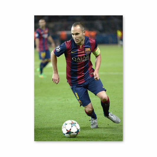 Póster Andrés Iniesta Balón