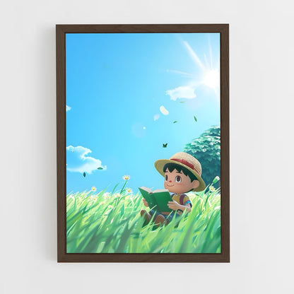 animal-crossing-11 cadre Bois foncé