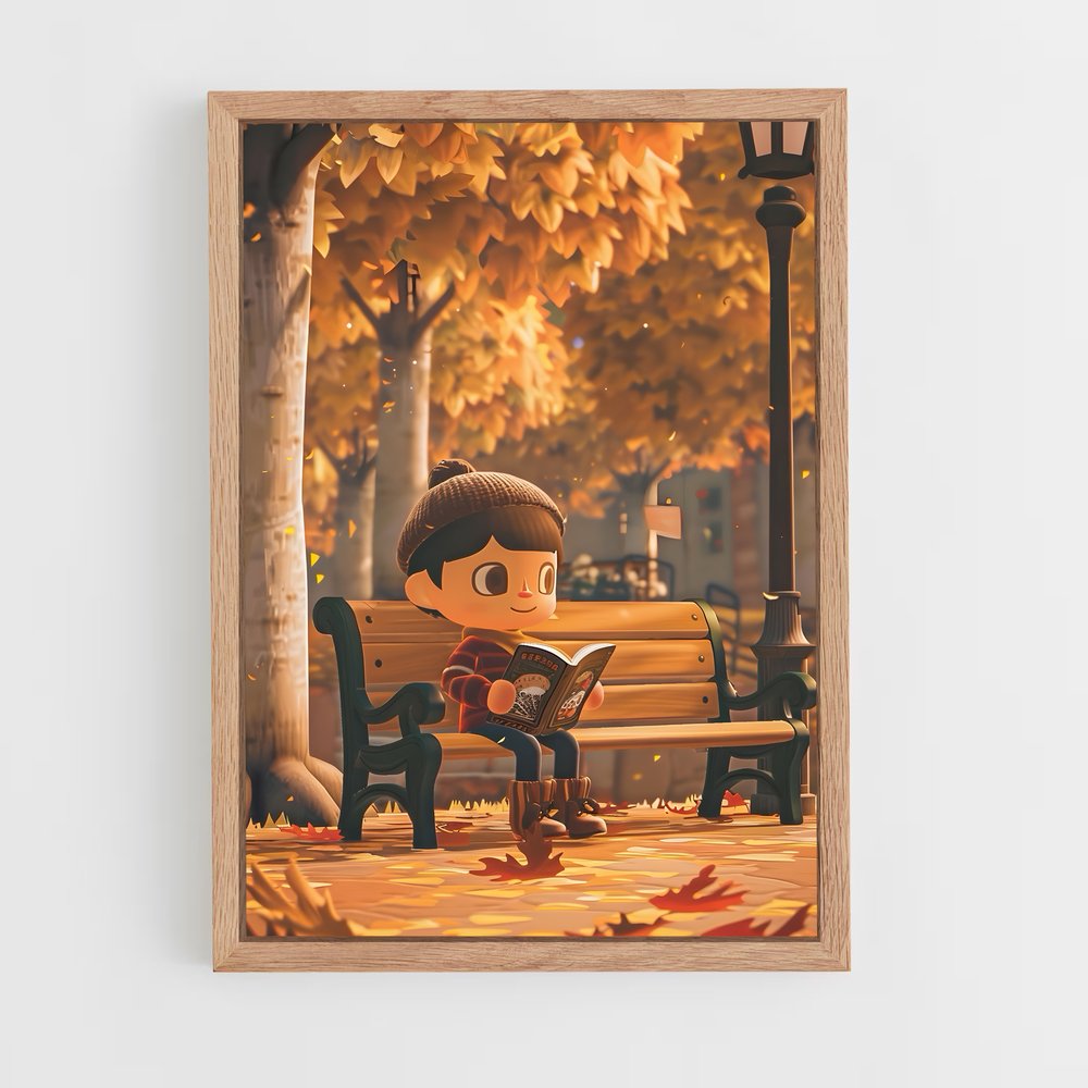 animal-crossing-5 cadre Bois clair