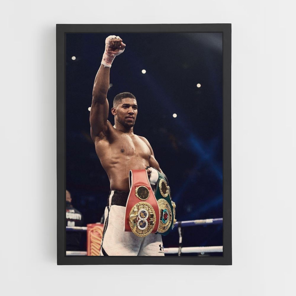 Póster Victoria de Anthony Joshua