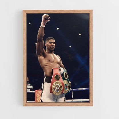 Póster Victoria de Anthony Joshua