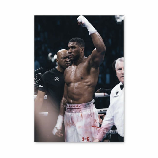 Póster Anthony Joshua Puño