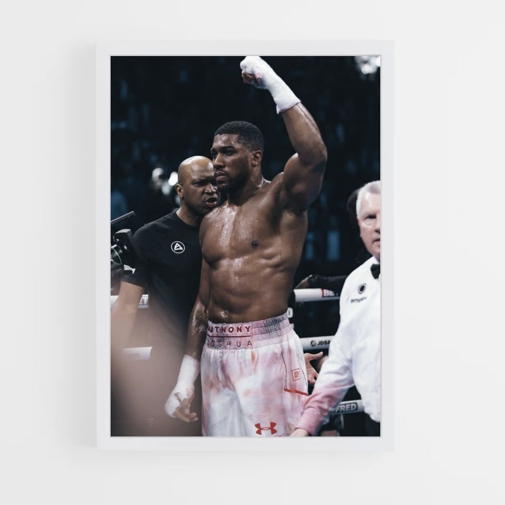 Póster Anthony Joshua Puño