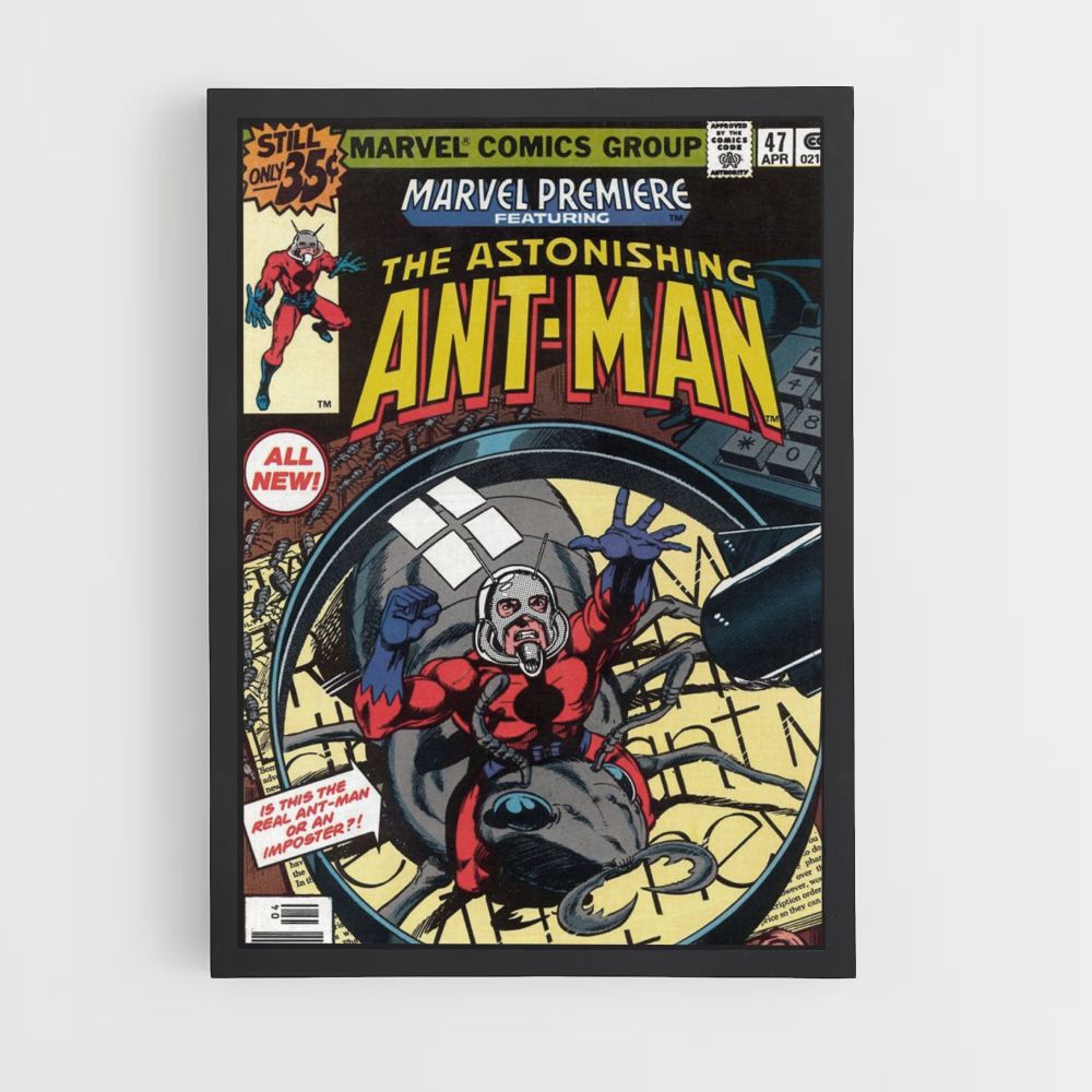 Cartel De Los Cómics De Antman