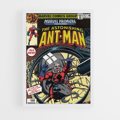 Cartel De Los Cómics De Antman