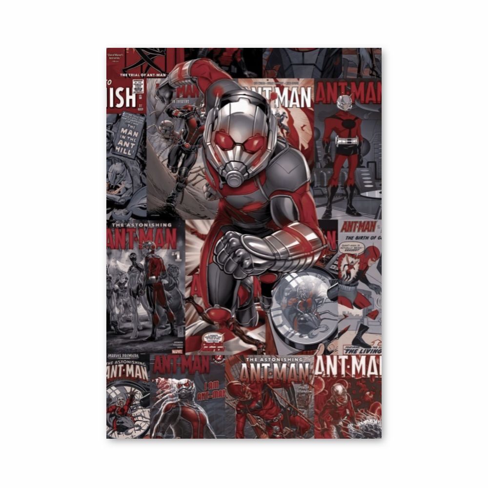 Póster Antman rojo