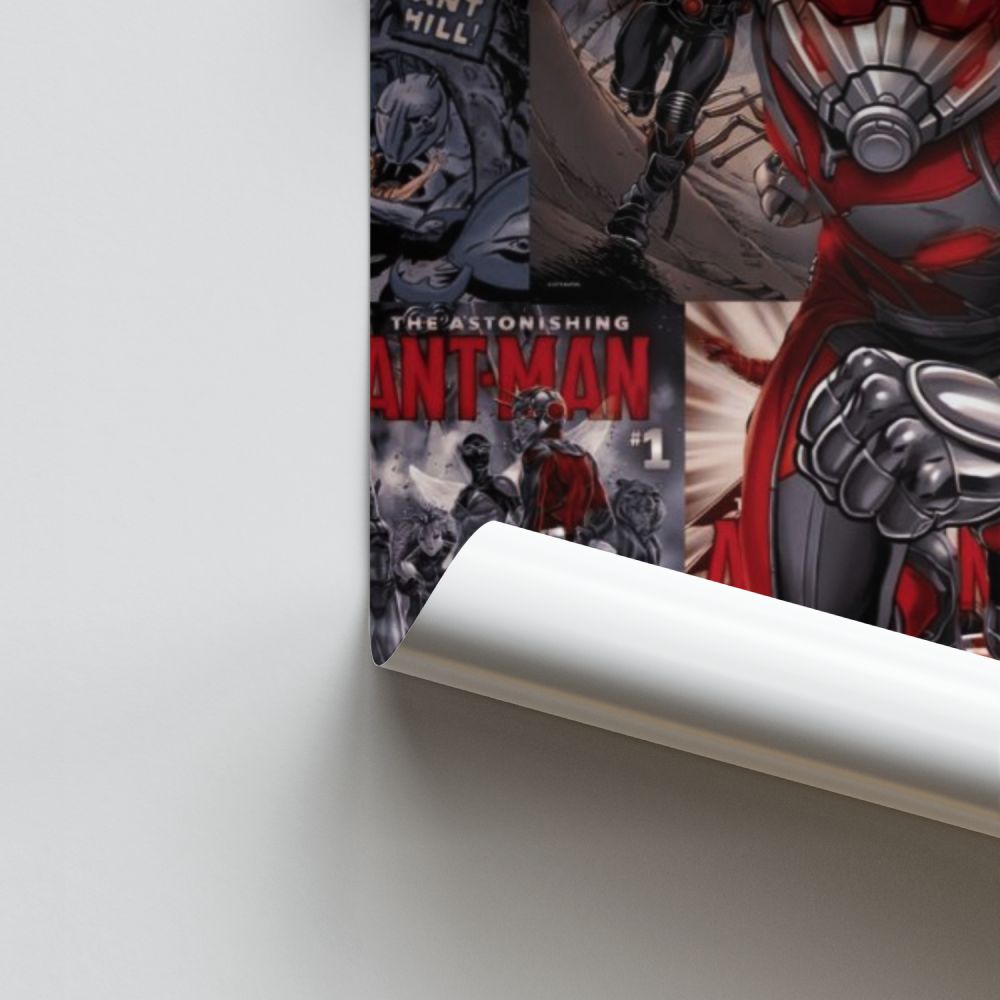 Póster Antman rojo