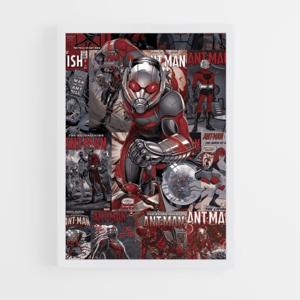 Póster Antman rojo