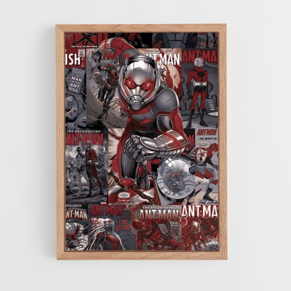 Póster Antman rojo