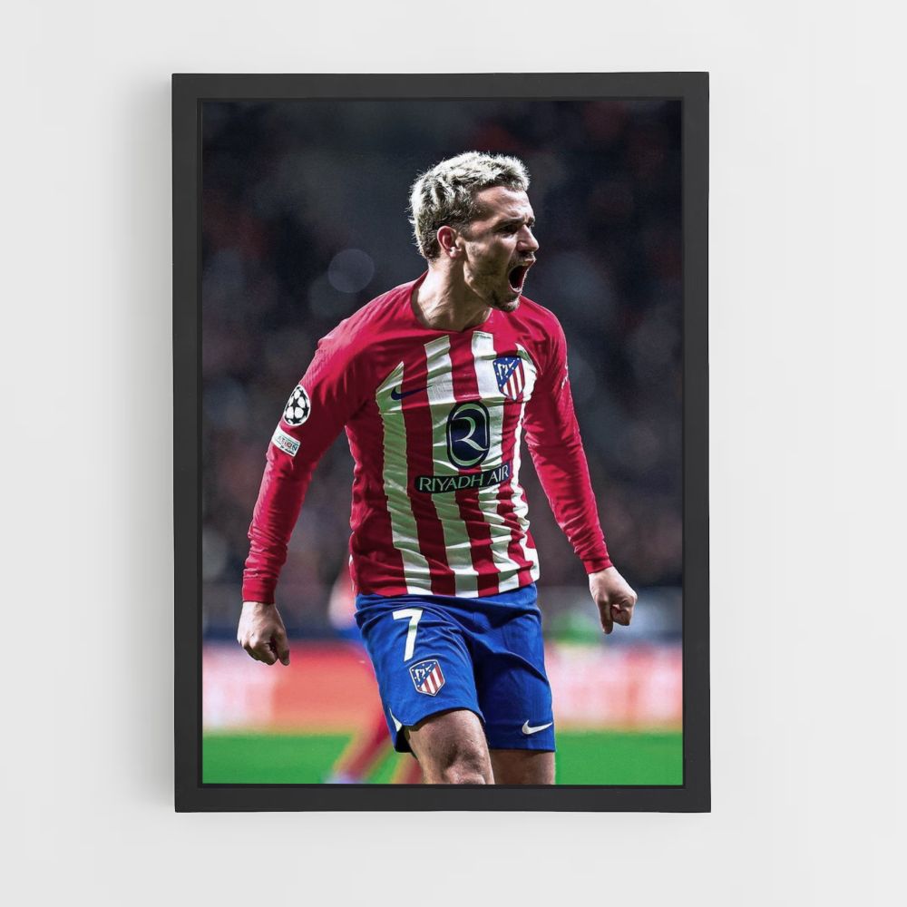 Póster Antoine Griezmann Rabia