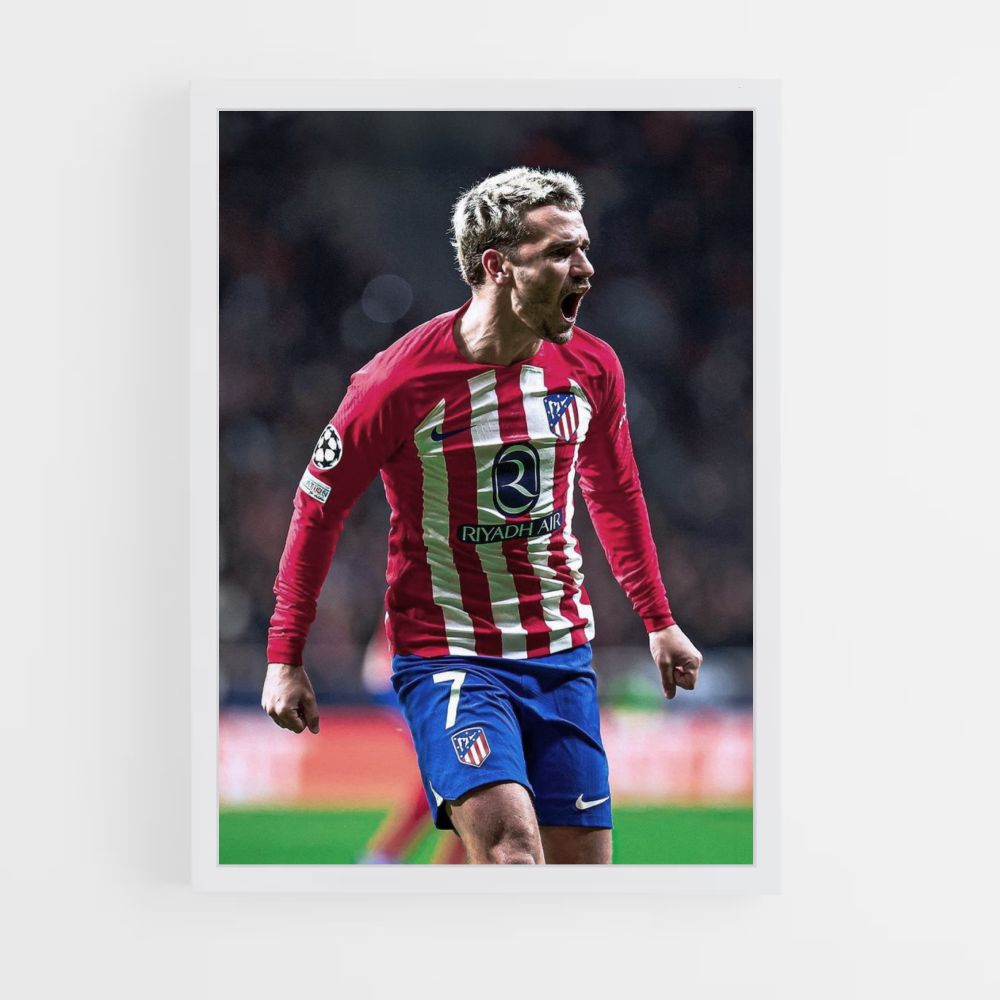 Póster Antoine Griezmann Rabia